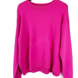 French Connection Fuchsia Crew Neck Sweater